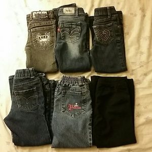 bundle jeans 4t 6pcs