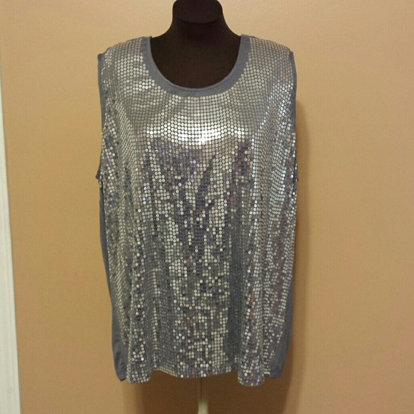 Sequin Tank Top