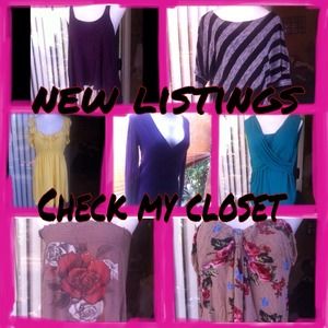 New Listings SIZES VARY