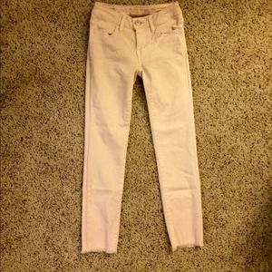 light pink skinny jeans