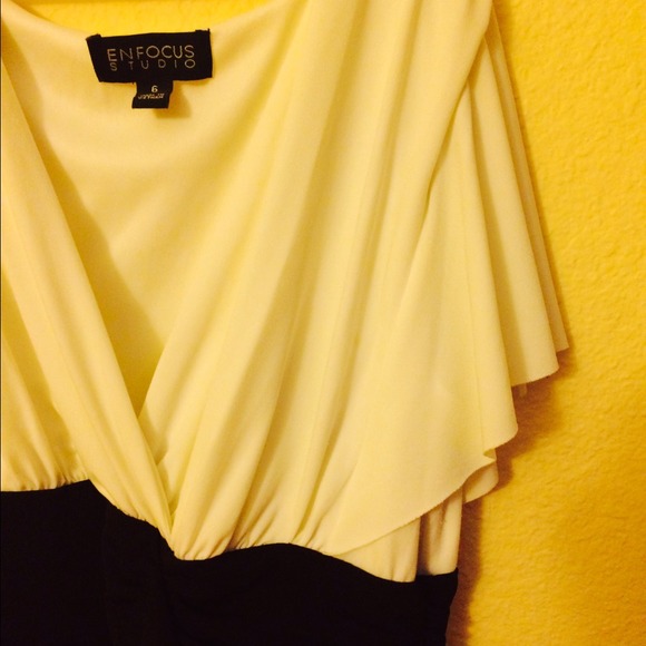 Black and white dress