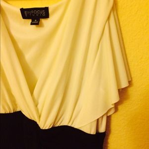 Black and white dress