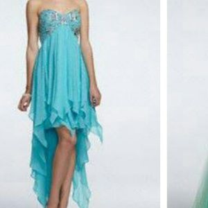 Davi's bridal light blue dress size 2