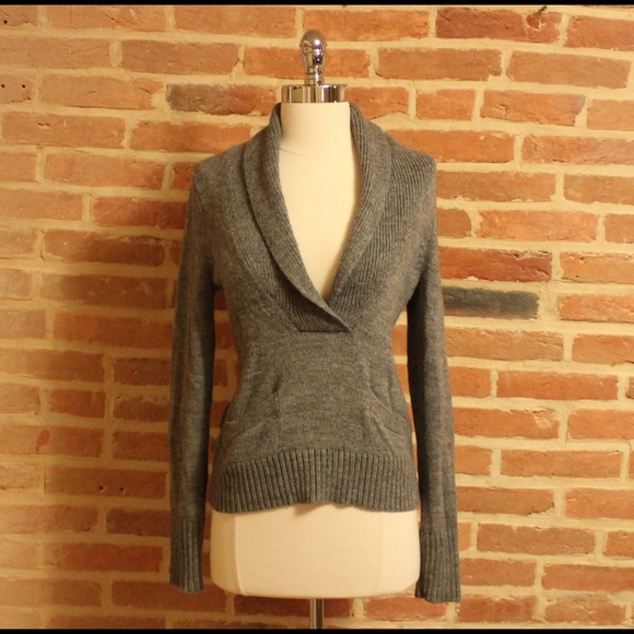 J. Crew Grey Wool Sweater - XS