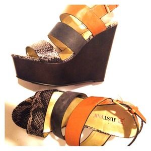 Brand JustFab new wedges
