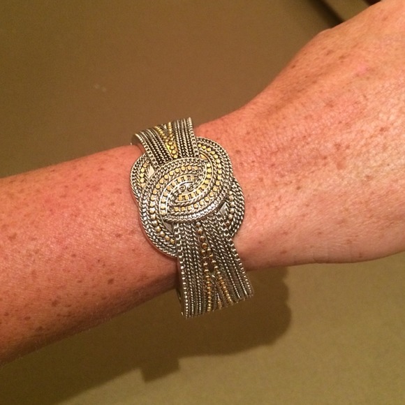 2-Tone Silver and Gold Bracelet