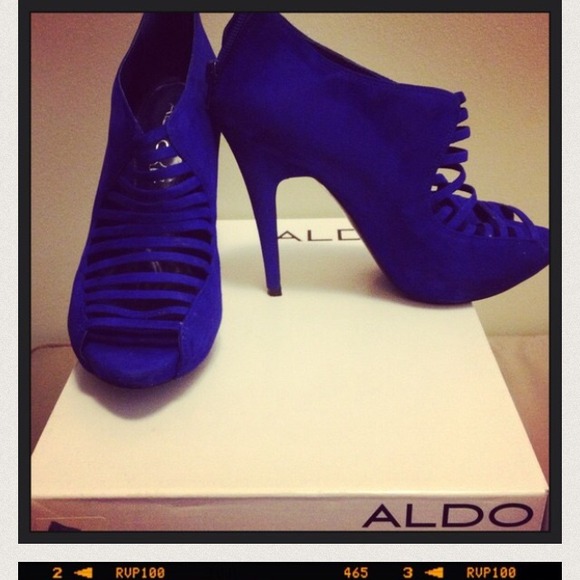 Aldo Blue Suede Shoe