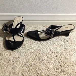 Black bareback  sandal