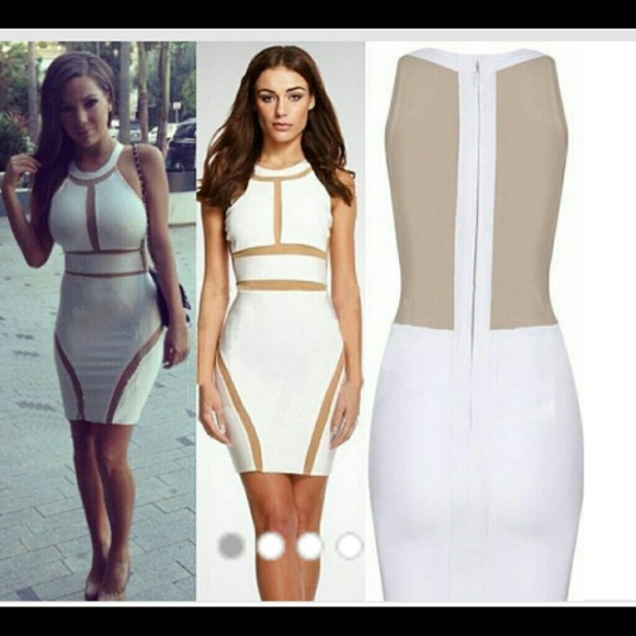 NEW....White mesh dress
