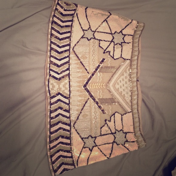 All saints embellished skirt