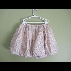 Floral jcrew bubble skirt