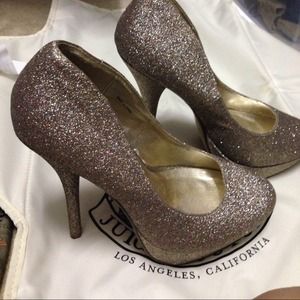 Glittery heels