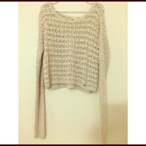 Hollister Knit Oatmeal Sweater