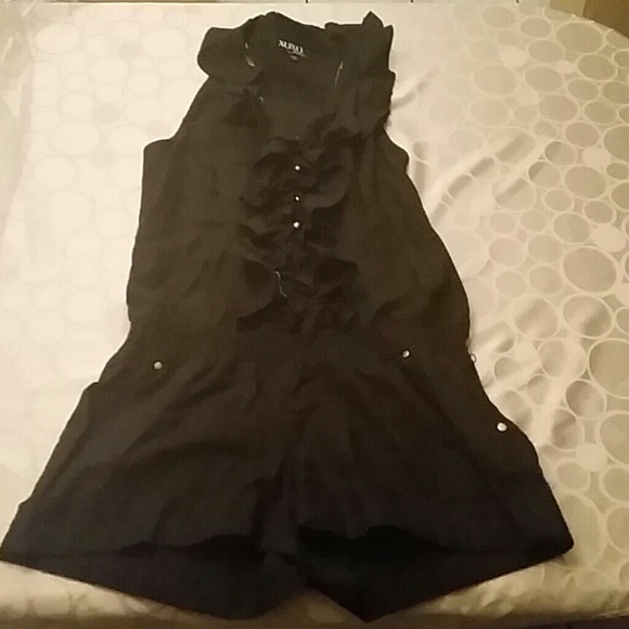 XOXO Black Romper