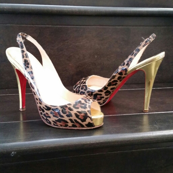 🎀SOLD🎀  Christian Louboutin Leopard heels