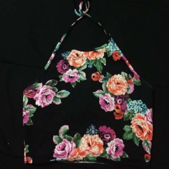 Floral crop top