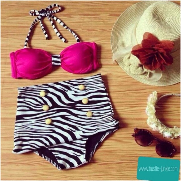 High waisted Swim suit