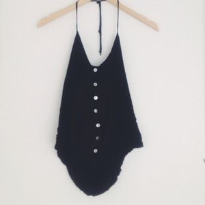 Brandy Melville Black Halter