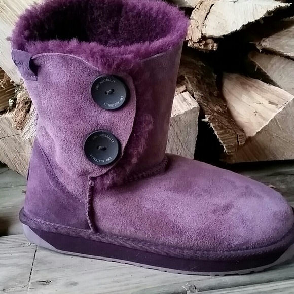 NEW Emu Purple Boots