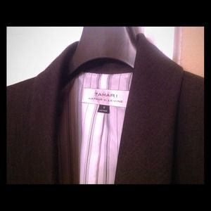 Charcoal grey Tahari jacket, new, never worn