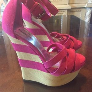 Bebe platform wedges