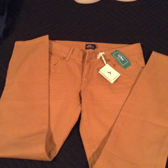 LL Bean stretch denim pants - Picture 1 of 4