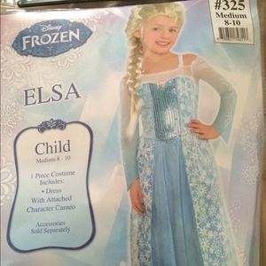 Elsa costume size 8/10