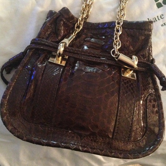 Kate Spade "Collect" Rio Kylie Python (Snake) Bag - Picture 3 of 4