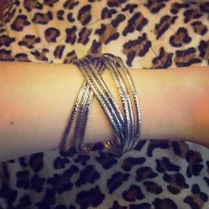 Silver bangles