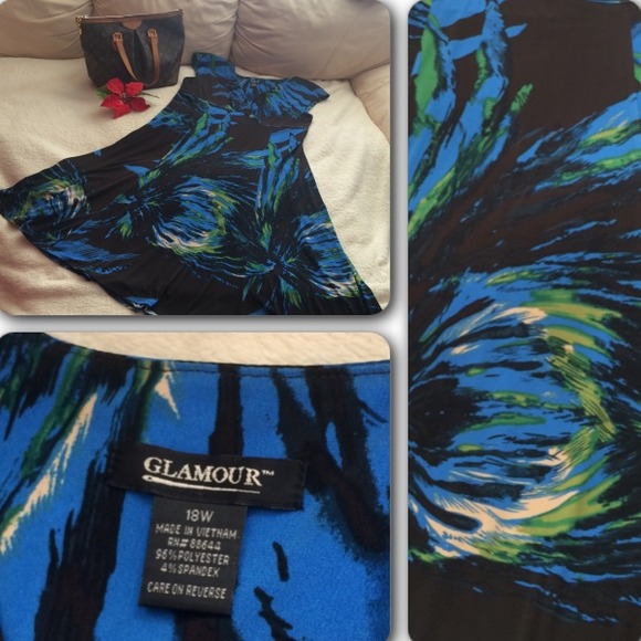 BEAUTIFUL dress+rhinestones gold toned bracelet💕