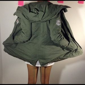 Forest Green Hooded Parka