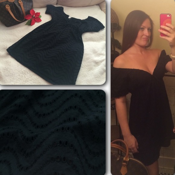 💕Beautiful black LA BLANCA dress💕