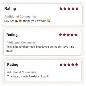 I love happy customers ☺❤