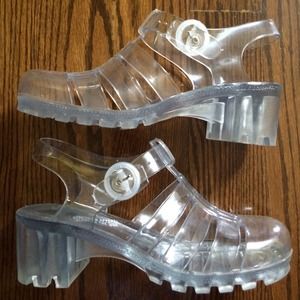 American Apparel Woven Jelly Sandal - 9