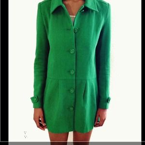 Classic Wool-Blend Pea Coat