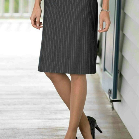 H&M pinstripe skirt