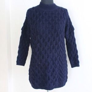 Zara navy blue sweater