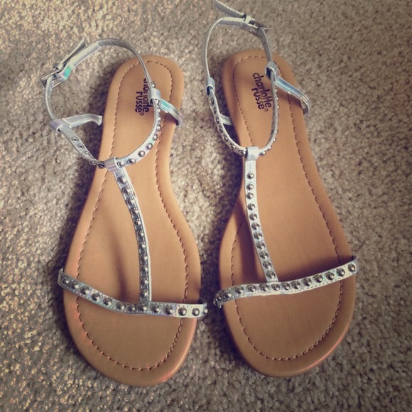 Holding for mermaid cow- Studded sandals