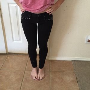 Black skinny jeans