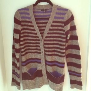Gap striped sweater cardigan