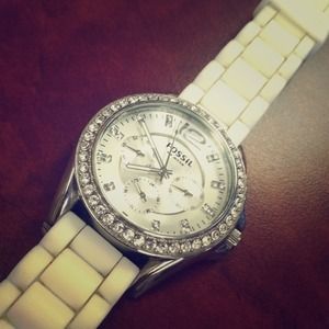 Fossil Women's Riley Silicone Multi-function Watch