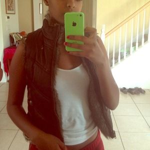 Same fur vest as previous