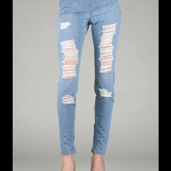 Joe's Jeans - Light Destroyed Leggings