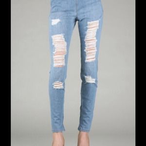 Joe's Jeans - Light Destroyed Leggings