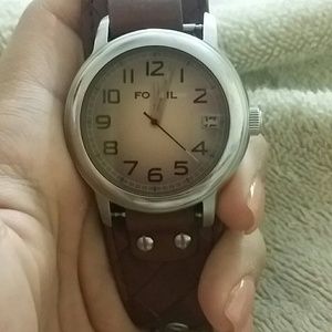 ⚡Flash sale!! ⚡Fossil leather watch