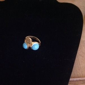 Beyond the Clouds Ring - Turquoise