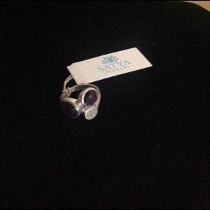 Beyond the Clouds Ring - Amethyst