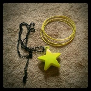 Star Necklace and bangles