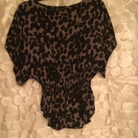 INC silk printed shirt