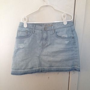 Miniskirt with attached pants underneath